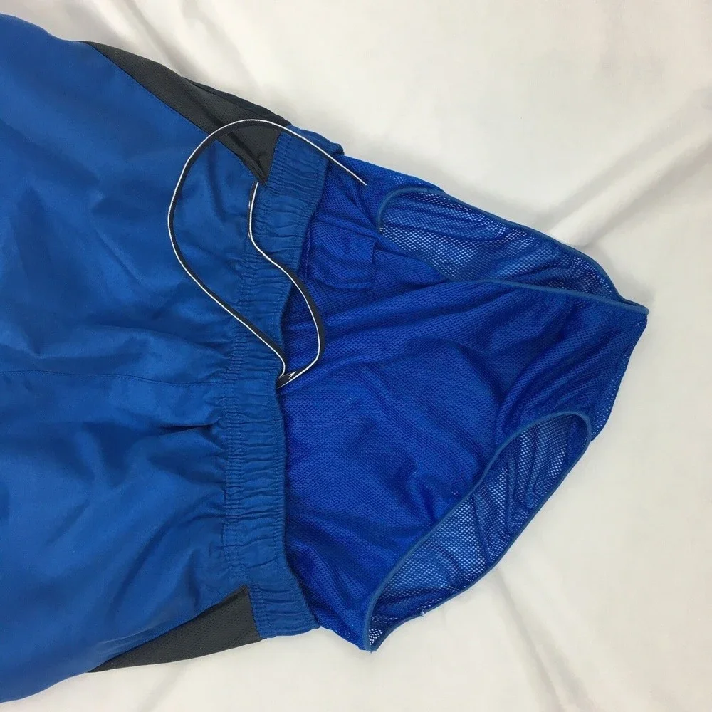 Speedo Men Size MEDIUM Blue Swim Trunks Bottoms Pockets‎ Drawstring